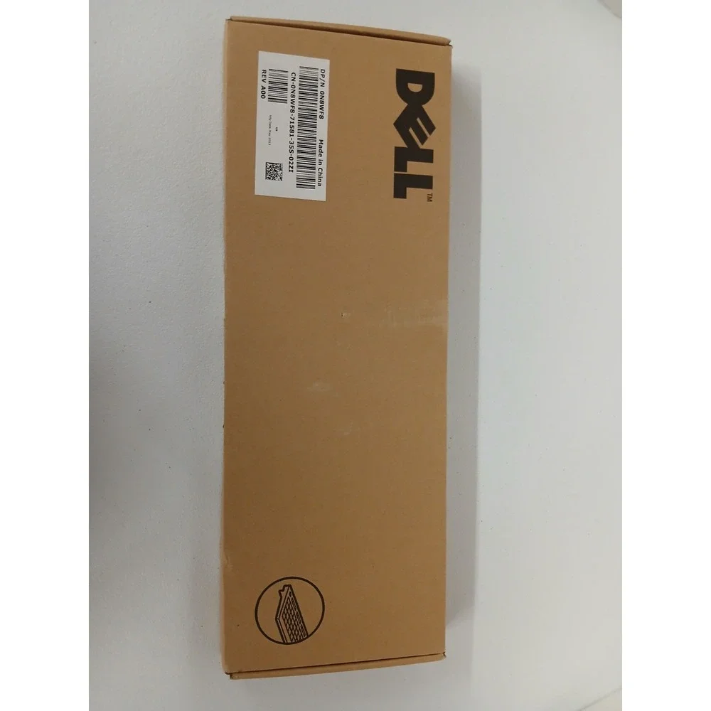 New-Dell Wired slip USB Black Keyboard‎ KG-1089 #1089